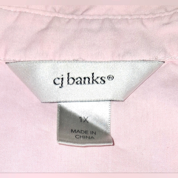 FREE wth PURCHASE cj banks ButtonDown Blouse/Top Sz 1X - Picture 10 of 14